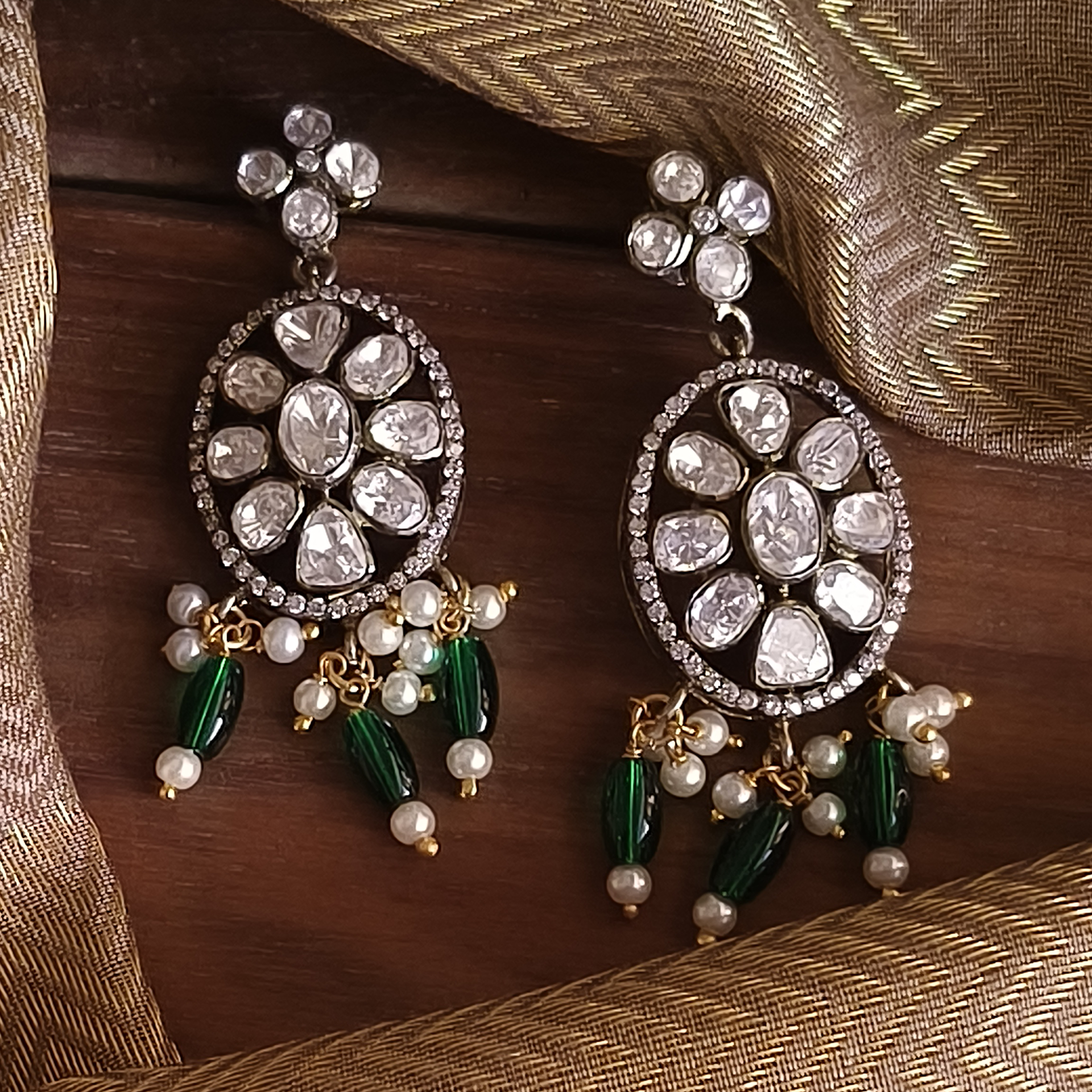 Nayaab Moissanite Danglers